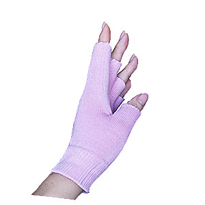 Увлажняющие силиконовые гелевые SPA перчатки отрезные с пропиткой