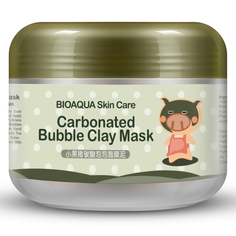 Bioaqua Воздушная маска для лица и шеи (Carbonated Bubble Clay Mask), 100 гр.