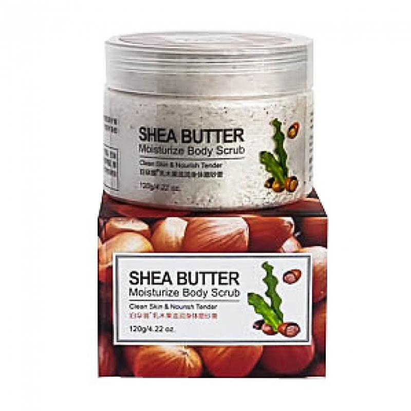 Bioaqua Увлажняющий скраб для тела с маслом Ши (Shea Butter), 120 гр.